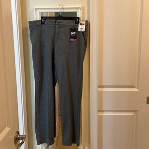 Ladies straight leg  reg. fit mid rise slacks. 16